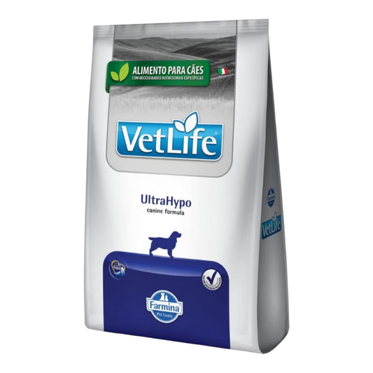 Ração Vet Life Cães Adulto UltraHypo Raças médias  10,1kg