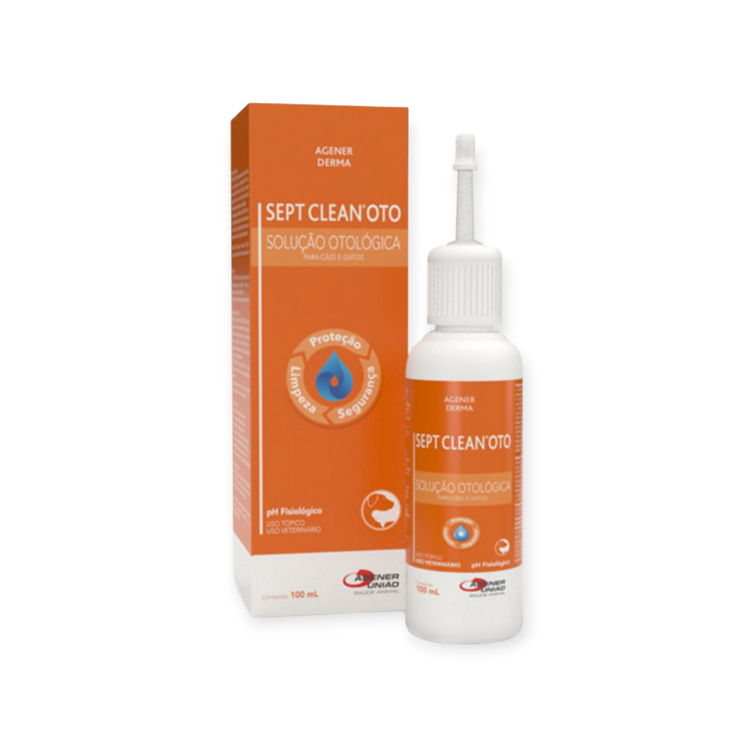 SeptClean Oto . 
Solução otológica para caes e gatos 100ml