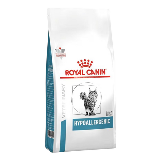 Ração royal canin veterinary diet hypoallergenic para Gatos com Alergia 1,5kg