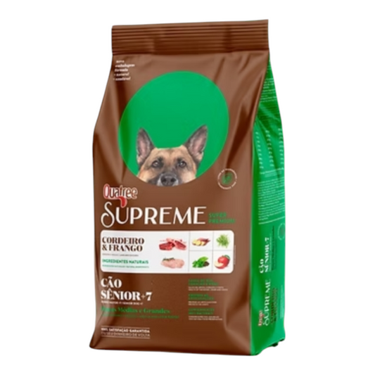 Ração Quatree Supreme cães Adulto sênior raças médias e grandes cordeiro e frango 15kg