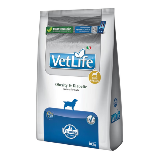 Ração Vet Life Obesity & Diabetic para Cães raças Pequenas 2kg