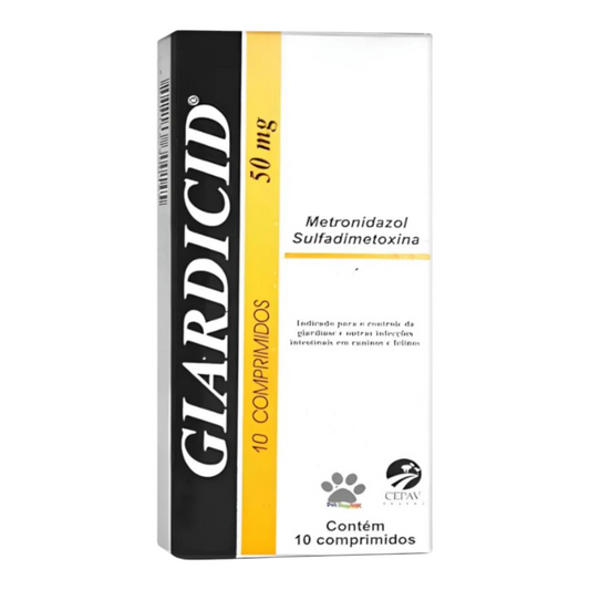 Giardicid 50mg 10 Comprimidos