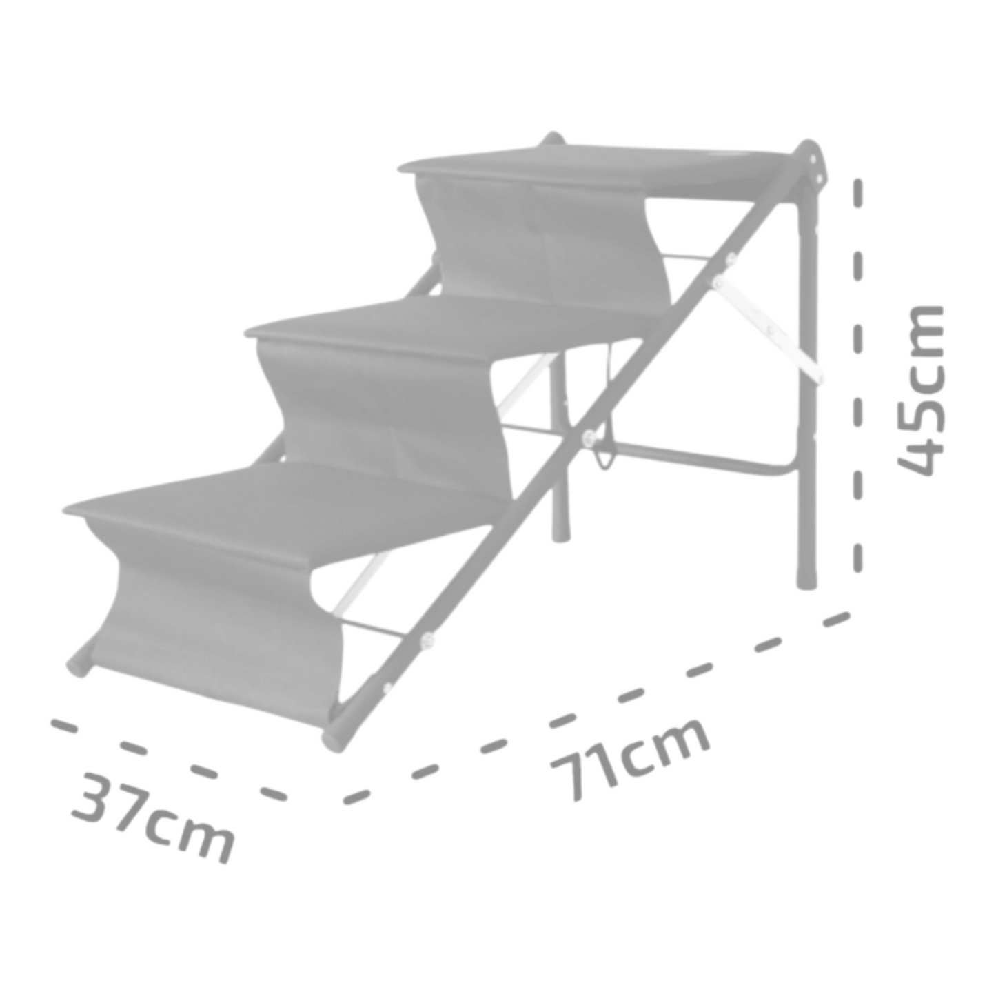 Escada para pets Tube Line 2 em 1