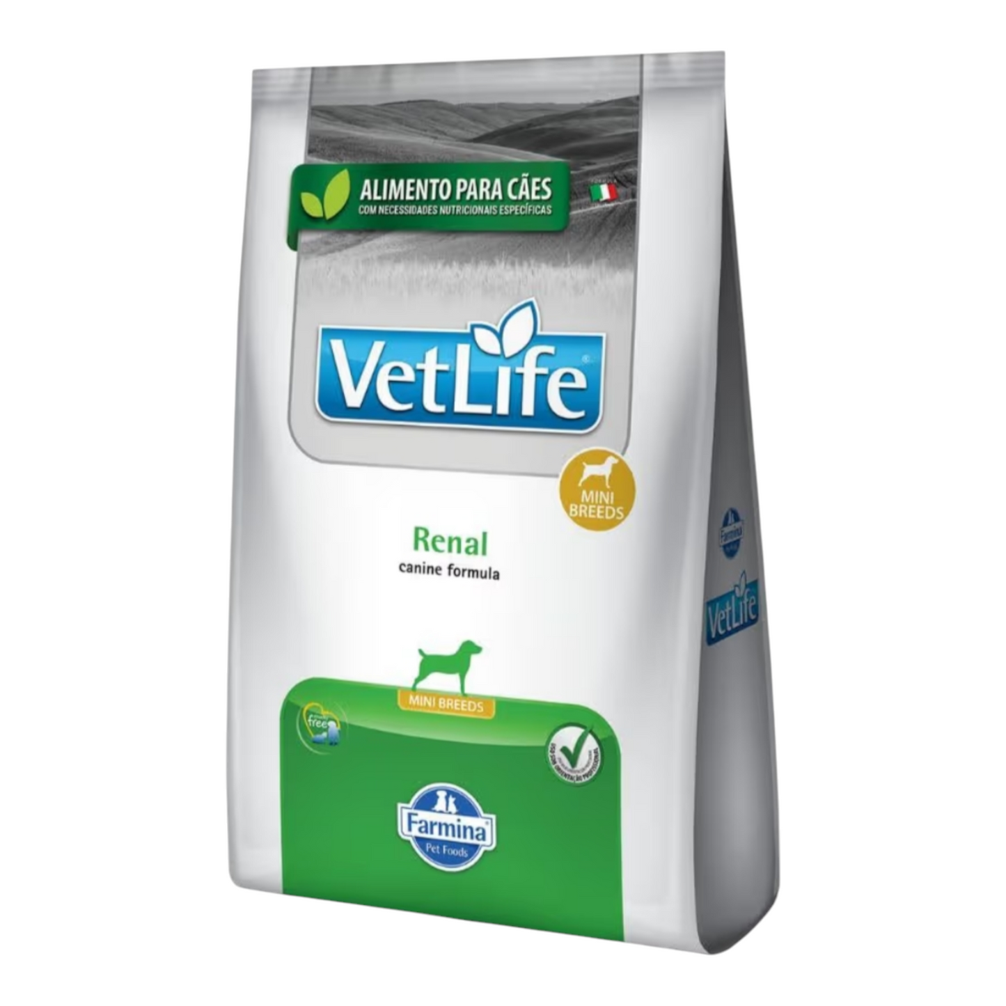 Ração Vet life Renal cães adulto raças pequenas 2kg