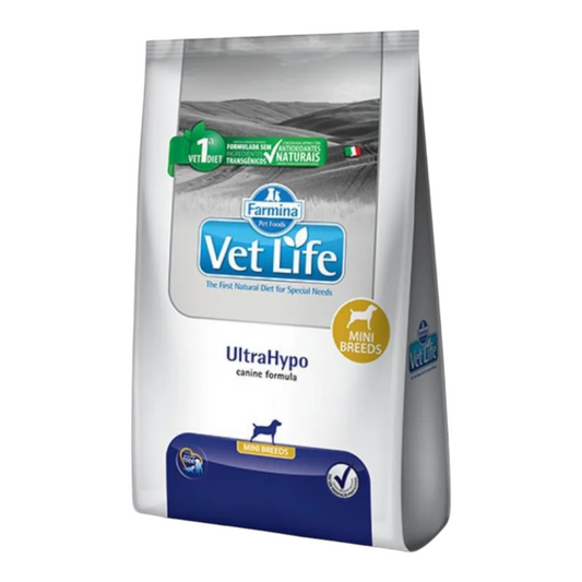 Ração Vet Life Cães UltraHypo Raças Pequenas 2kg